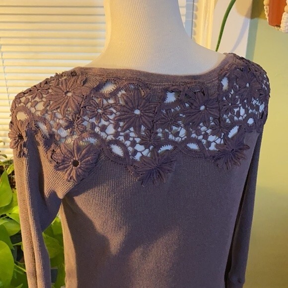 American Eagle Thermal Waffle Top Size Extra Small - Picture 7 of 8